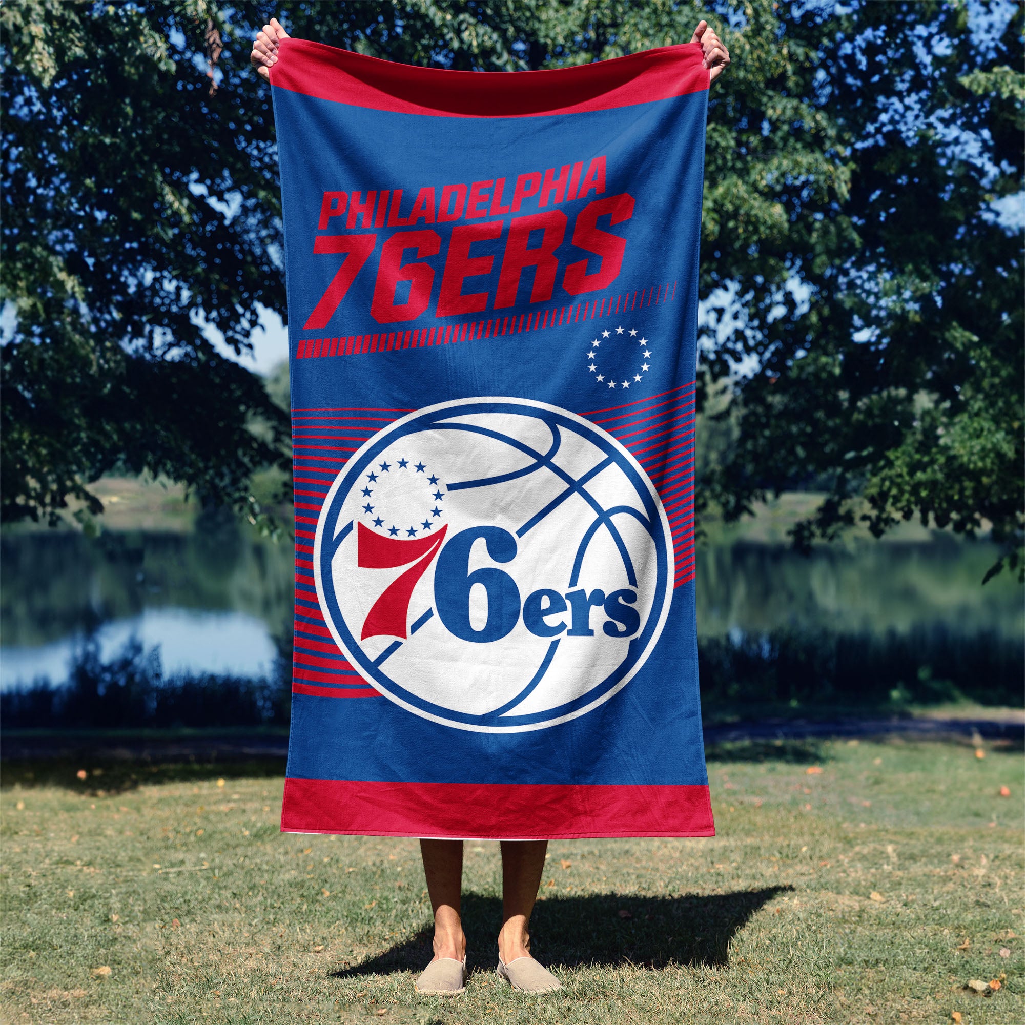 NBA Officially Licensed Philadelphia 76ers 30" x 60" Beach Towel