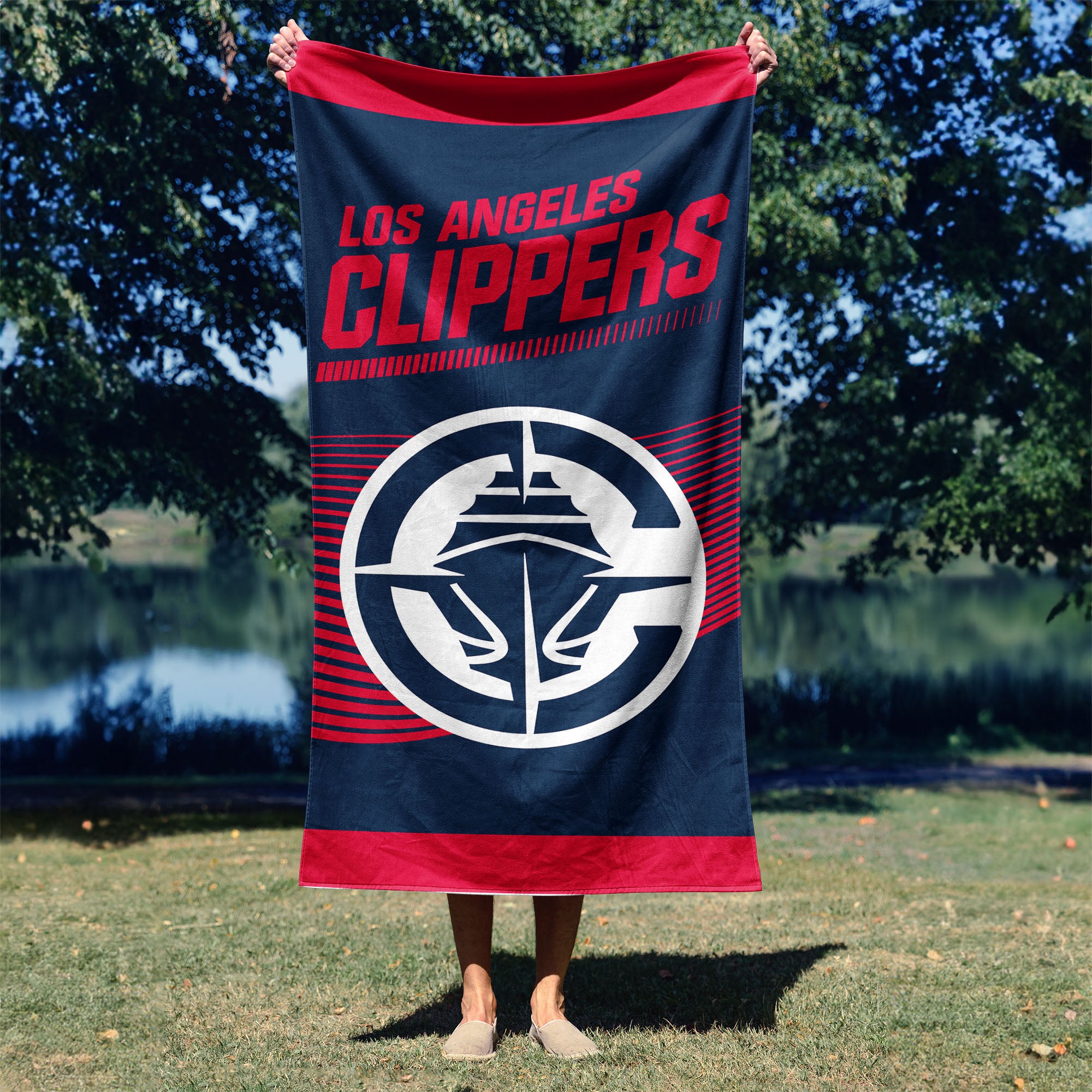 NBA Officially Licensed Los Angeles Clippers 30" x 60" Beach Towel