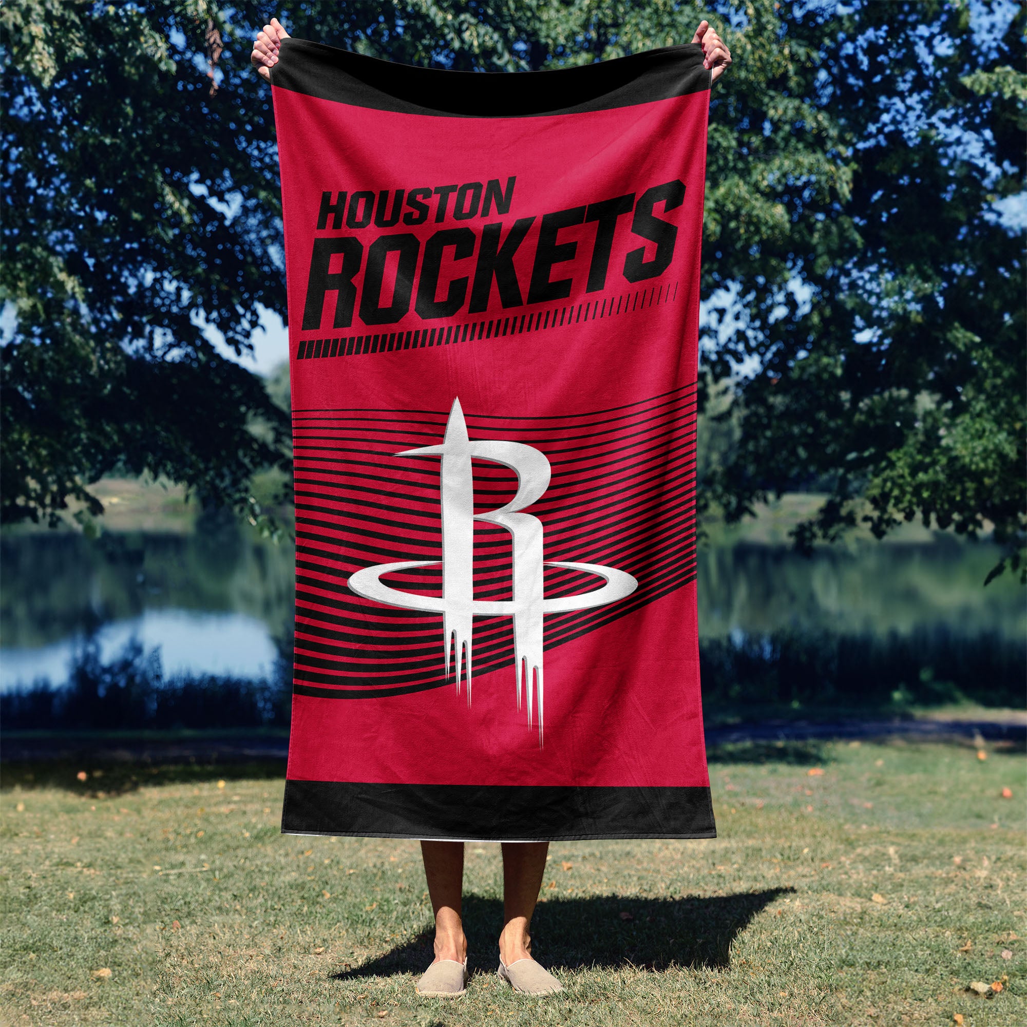 NBA Officially Licensed Houston Rockets 30" x 60" Beach Towel