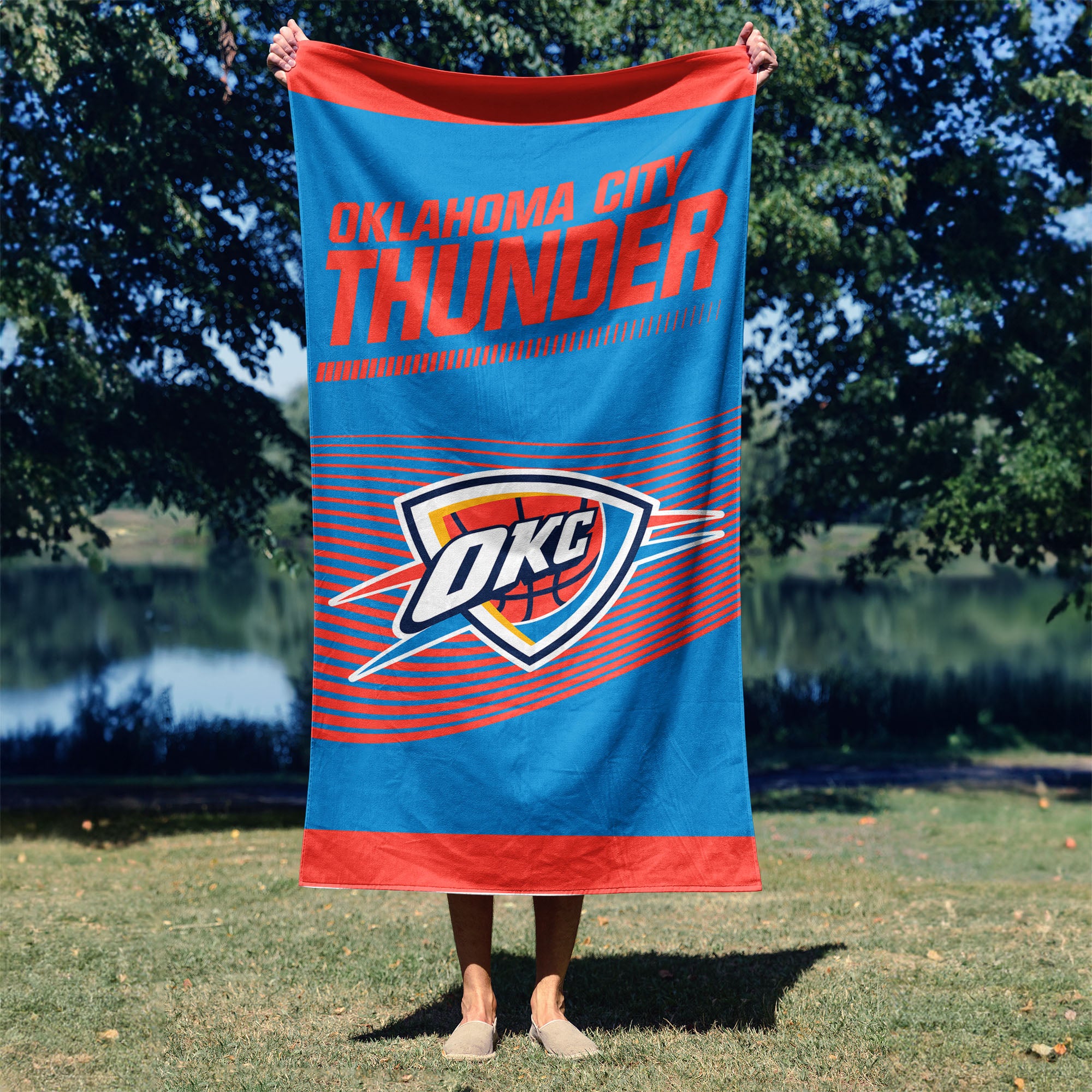 NBA Officially Licensed Oklahoma City Thunder 30" x 60" Beach Towel