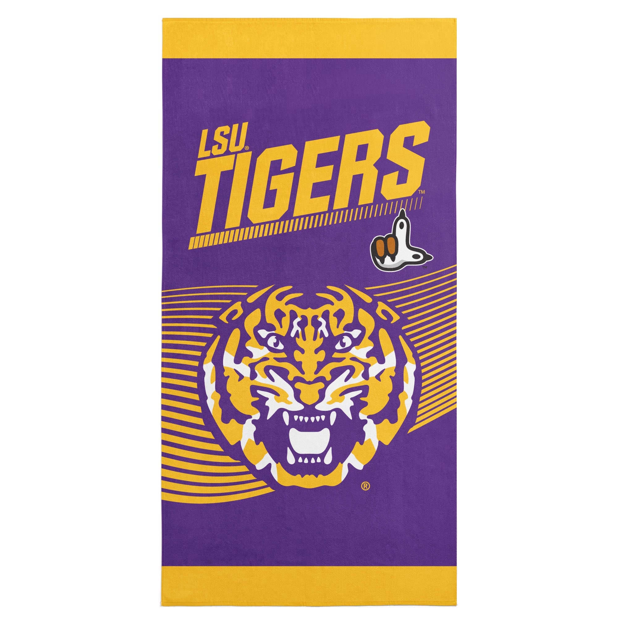 NCAA Officially Licensed LSU Tigers 30" x 60" Beach Towel