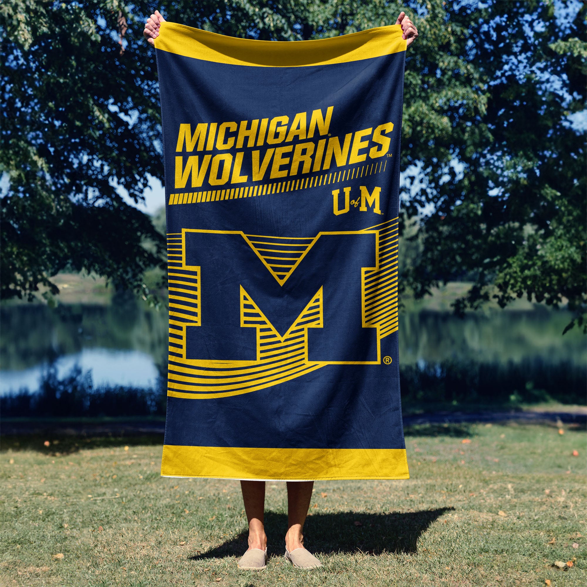 NCAA Officially Licensed Michigan Wolverines 30" x 60" Beach Towel