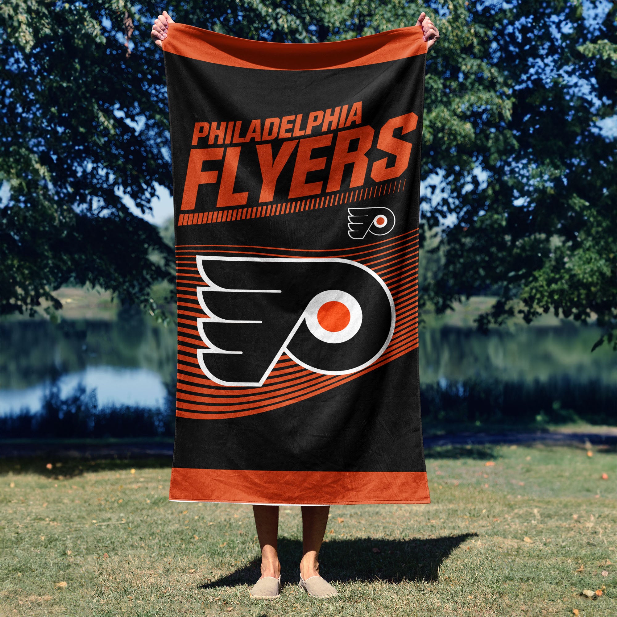 NHL Officially Licensed Philadelphia Flyers 30" x 60" Beach Towel