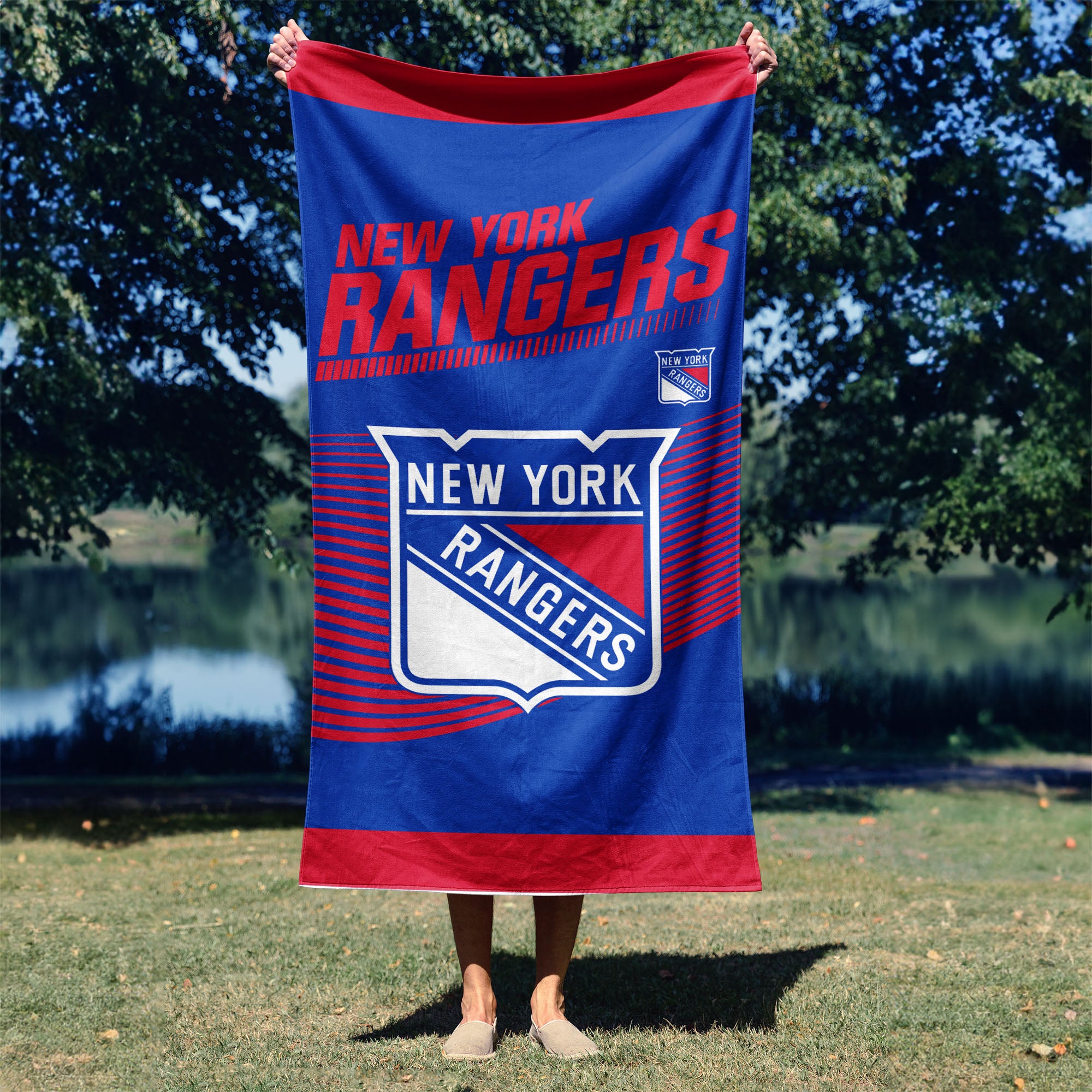 NHL Officially Licensed New York Rangers 30" x 60" Beach Towel