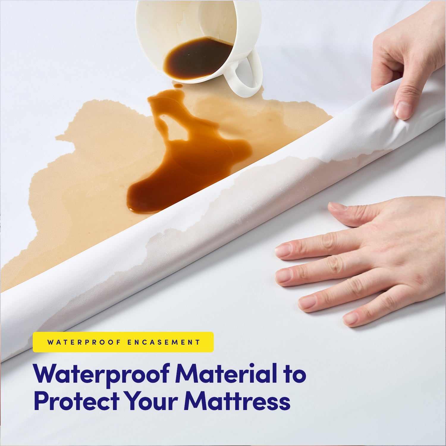 Mattress Encasement 100% Waterproof, Bed Bug Proof, Zippered Protector