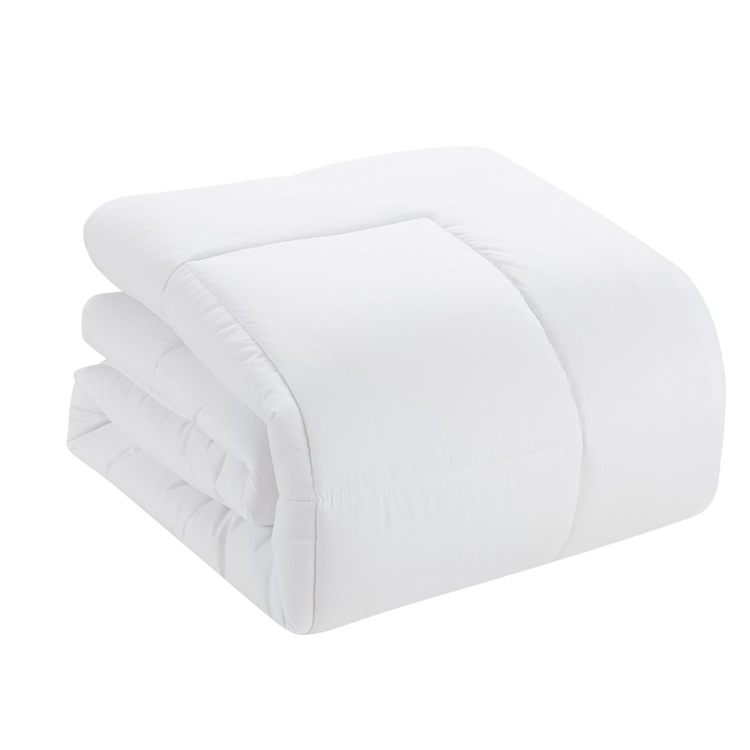 Basic 5-Piece Bed in a Bag  Set White - Comforter