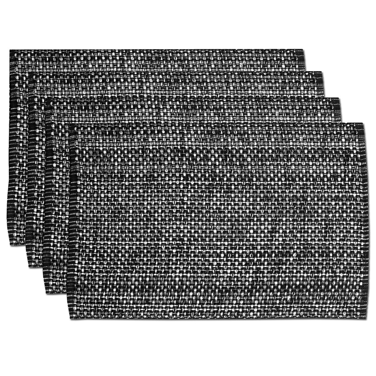 100% Cotton Woven Rectangle Two-Tone Placemats