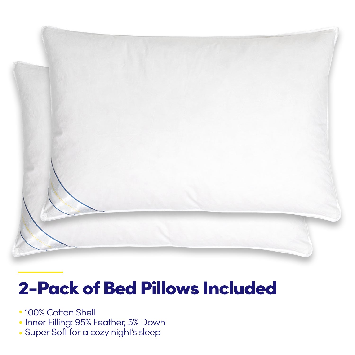 7PC Campus Ready Dorm Twin XL Bedding Bundle, Solid Comforter, Pillows and Sheet Set