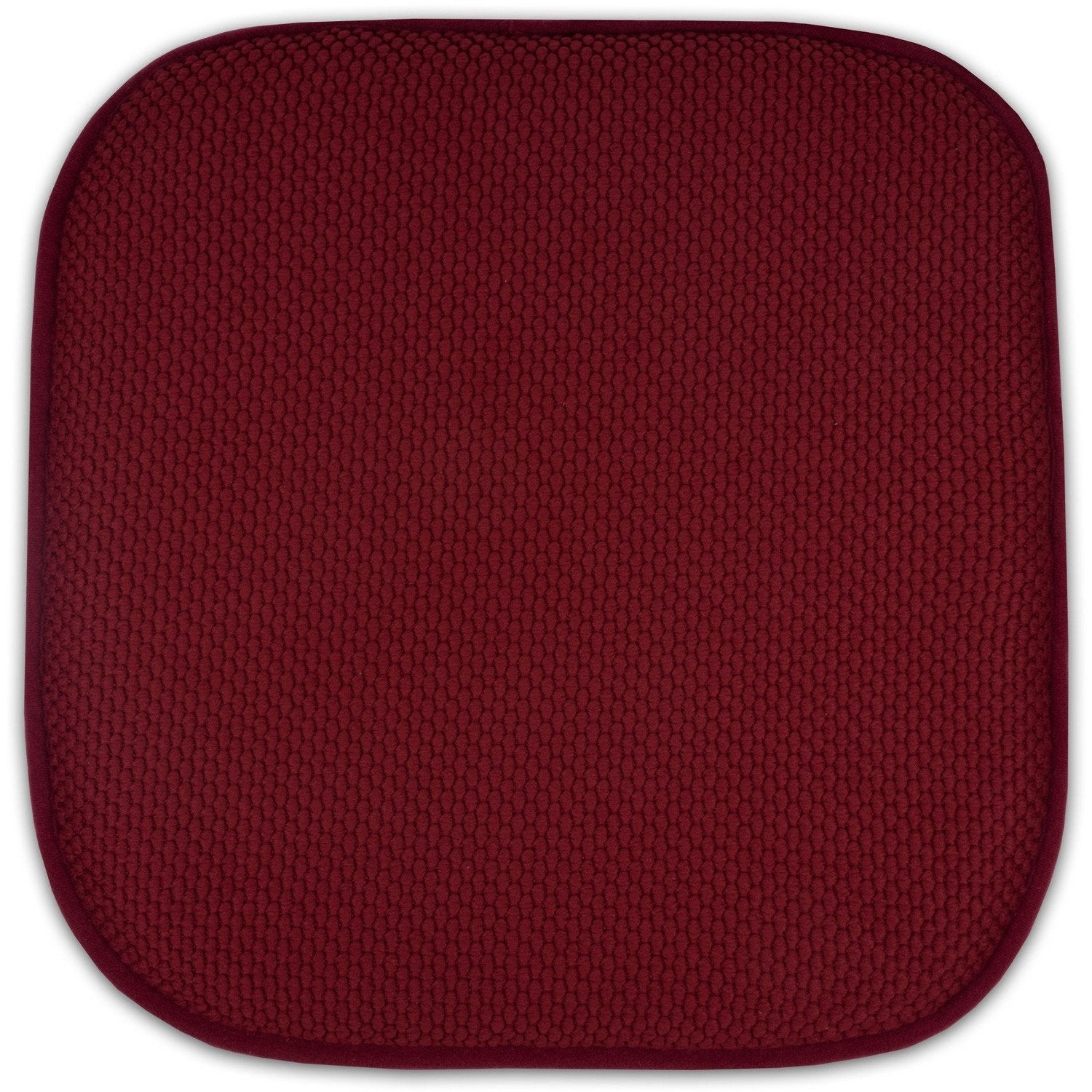 Honeycomb Chair Cushion Set Burgundy - Top
