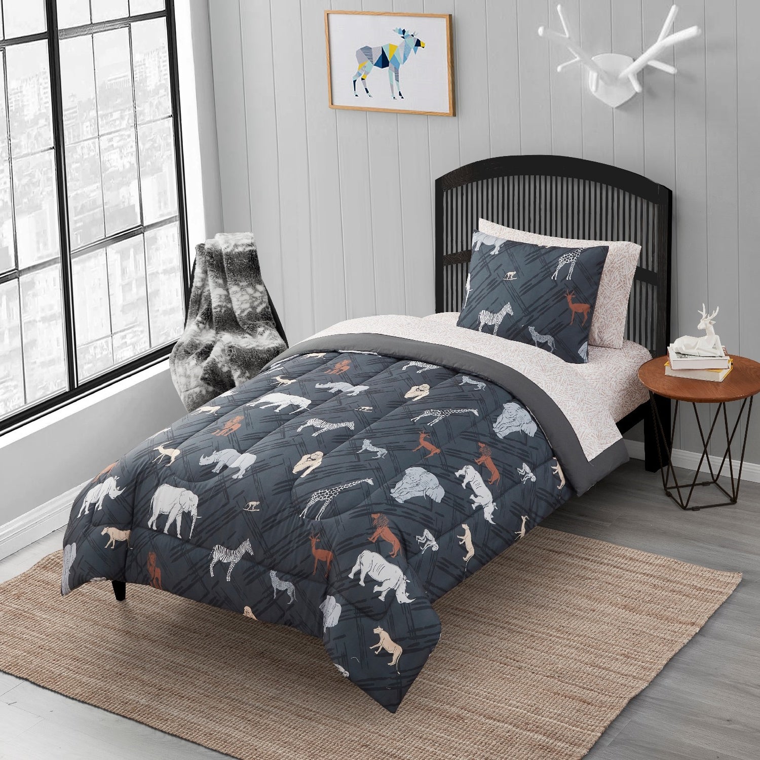 Printed Kids Bed in a Bag Set