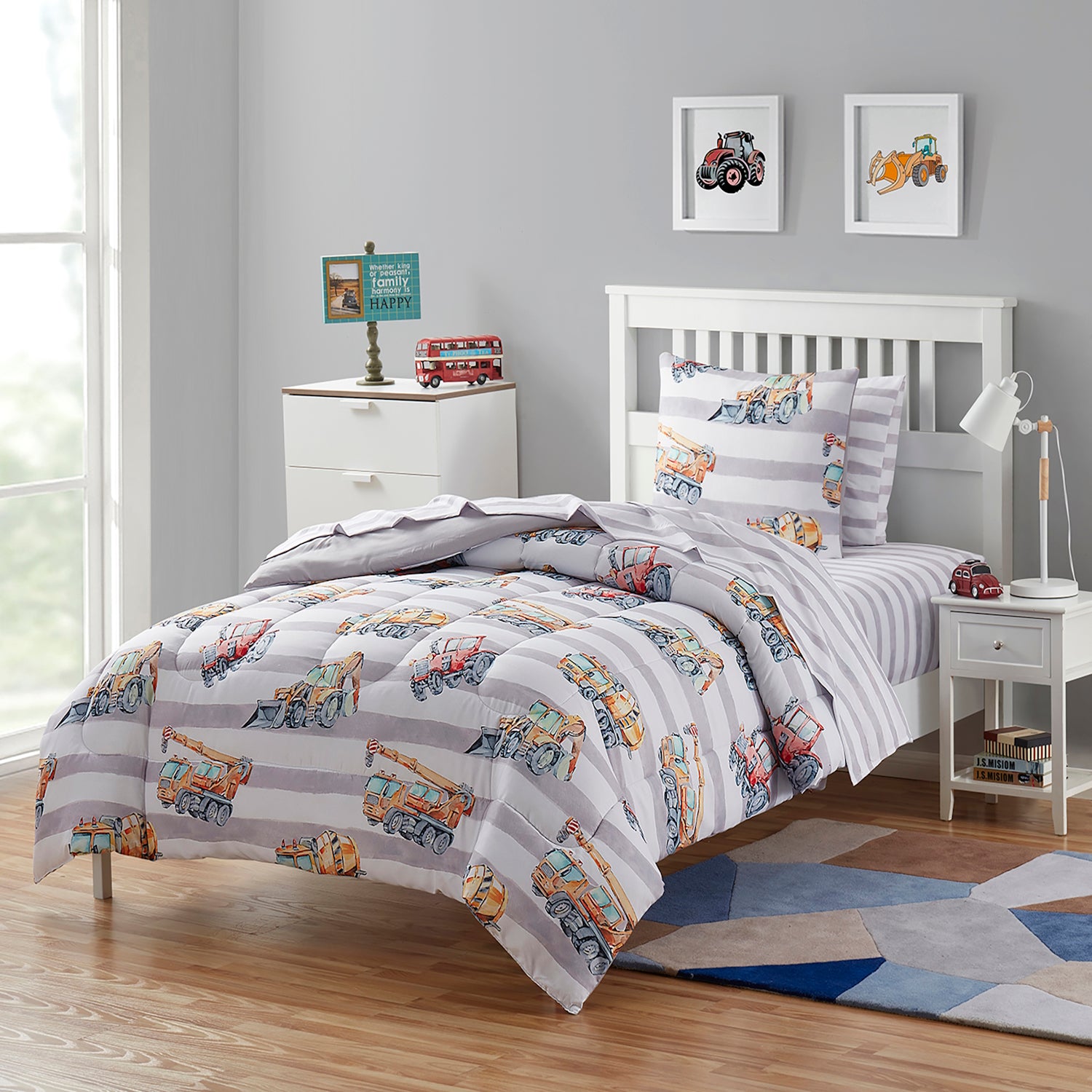 Printed Kids Bed in a Bag Set
