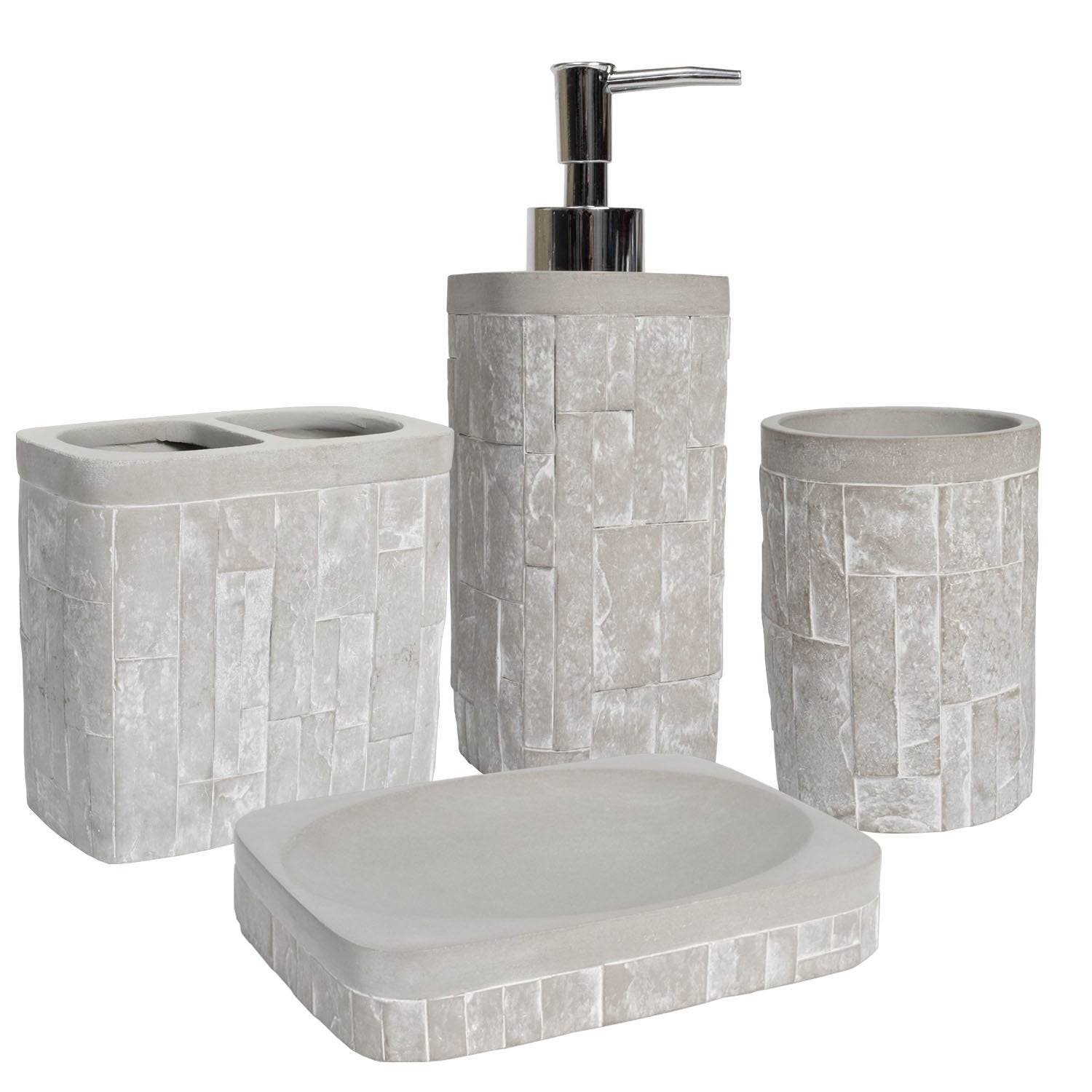 Avalon Bathroom Accessory Set 4-Piece Set
