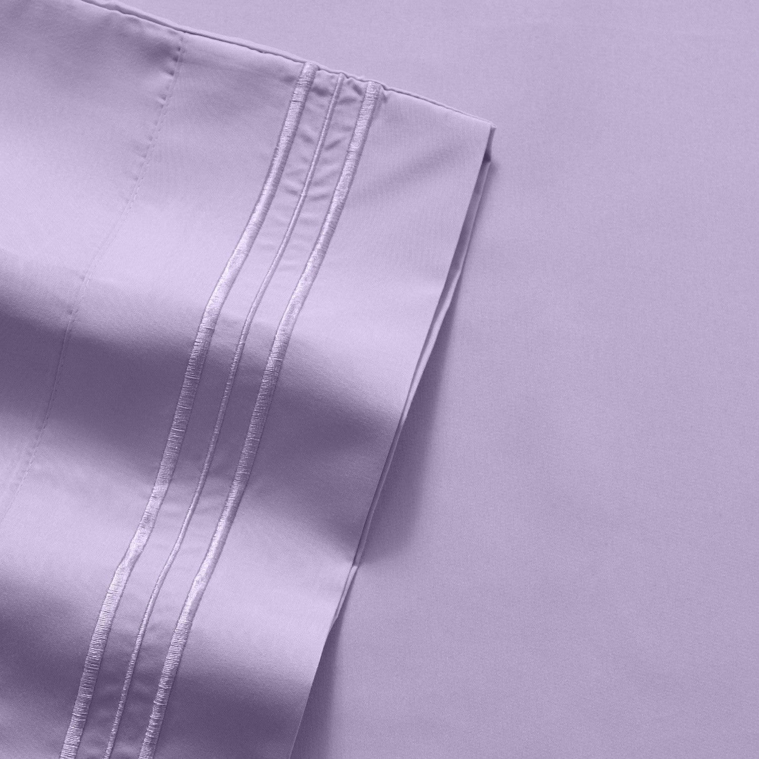 Classic 4-Piece Bed Sheet Set (Lavender) - Fabric