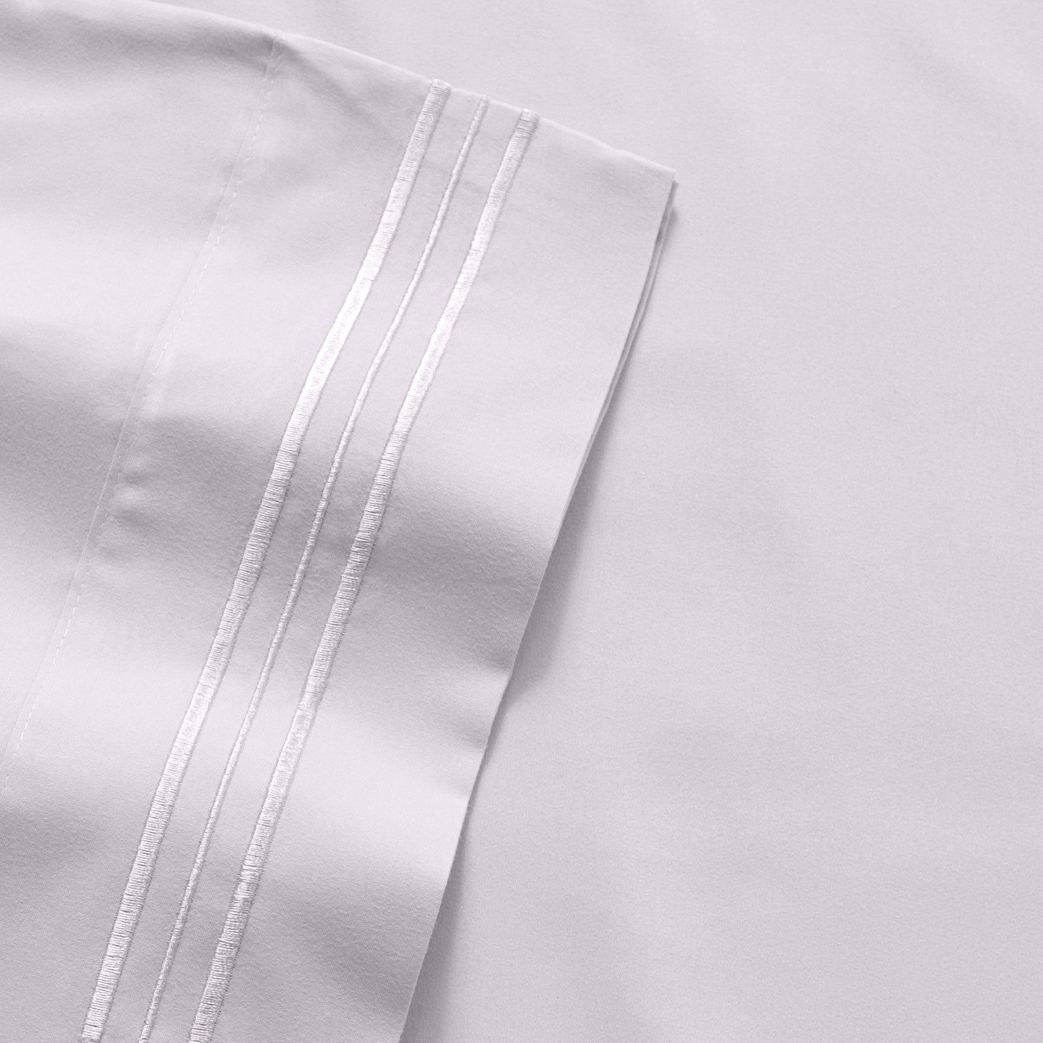 Classic 4-Piece Bed Sheet Set (Lilac) - Fabric