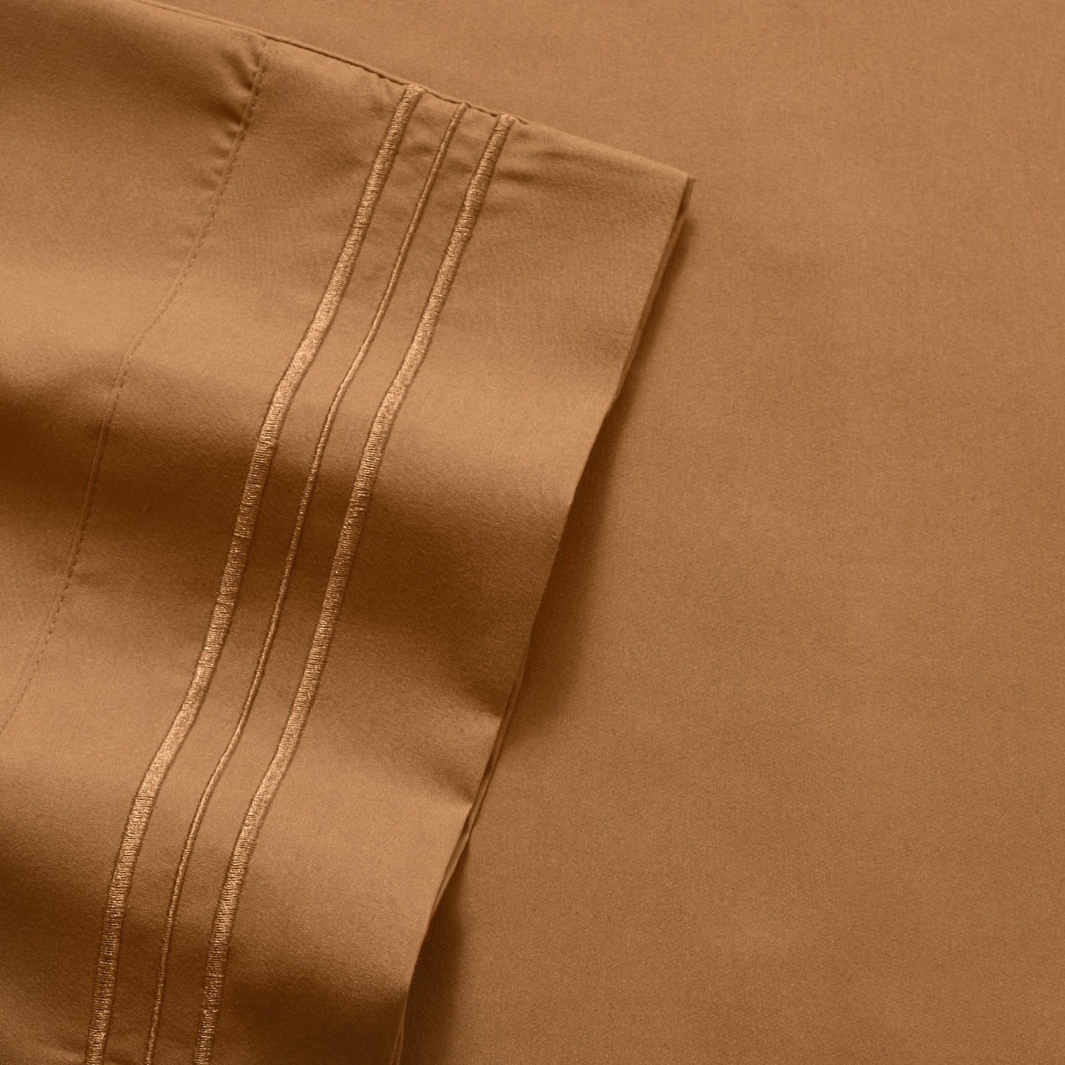 Classic 4-Piece Bed Sheet Set (Mocha) - Fabric