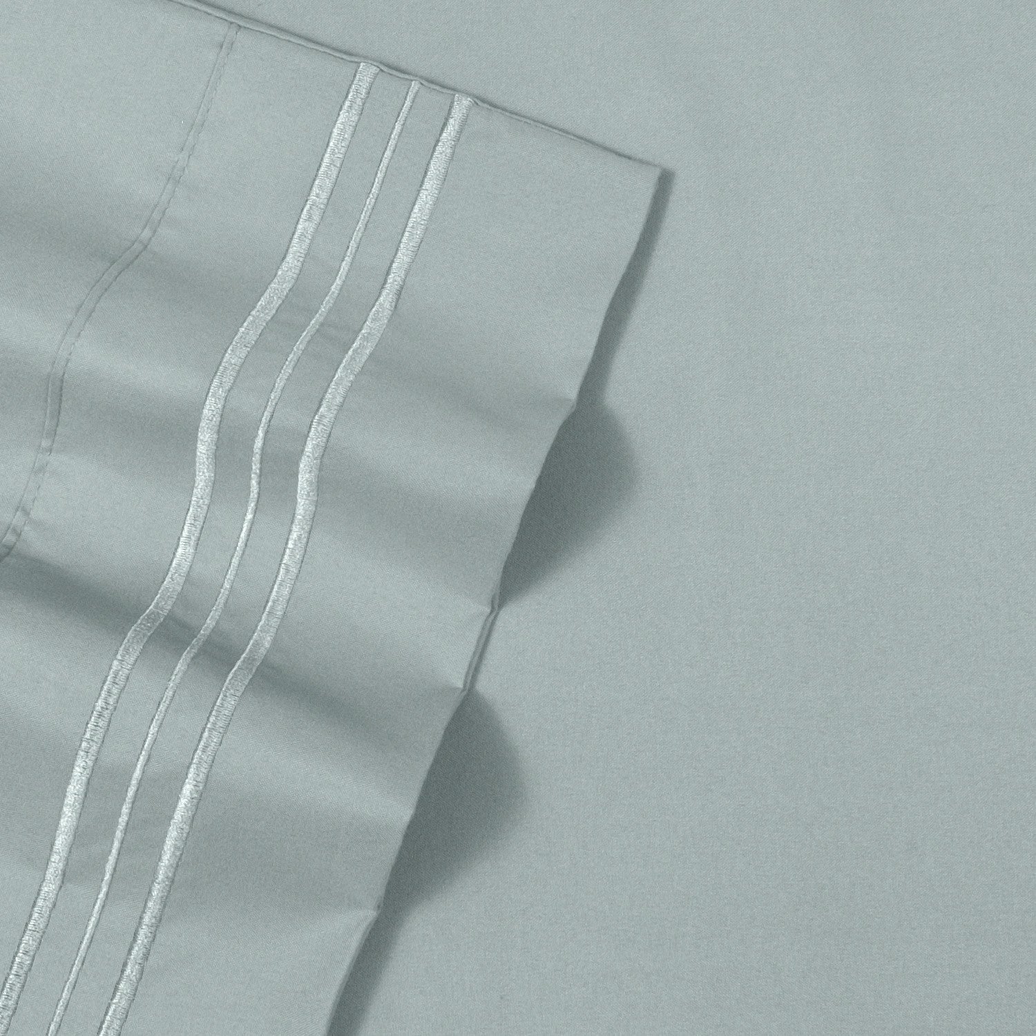 Classic 4-Piece Bed Sheet Set (Slate) - Fabric