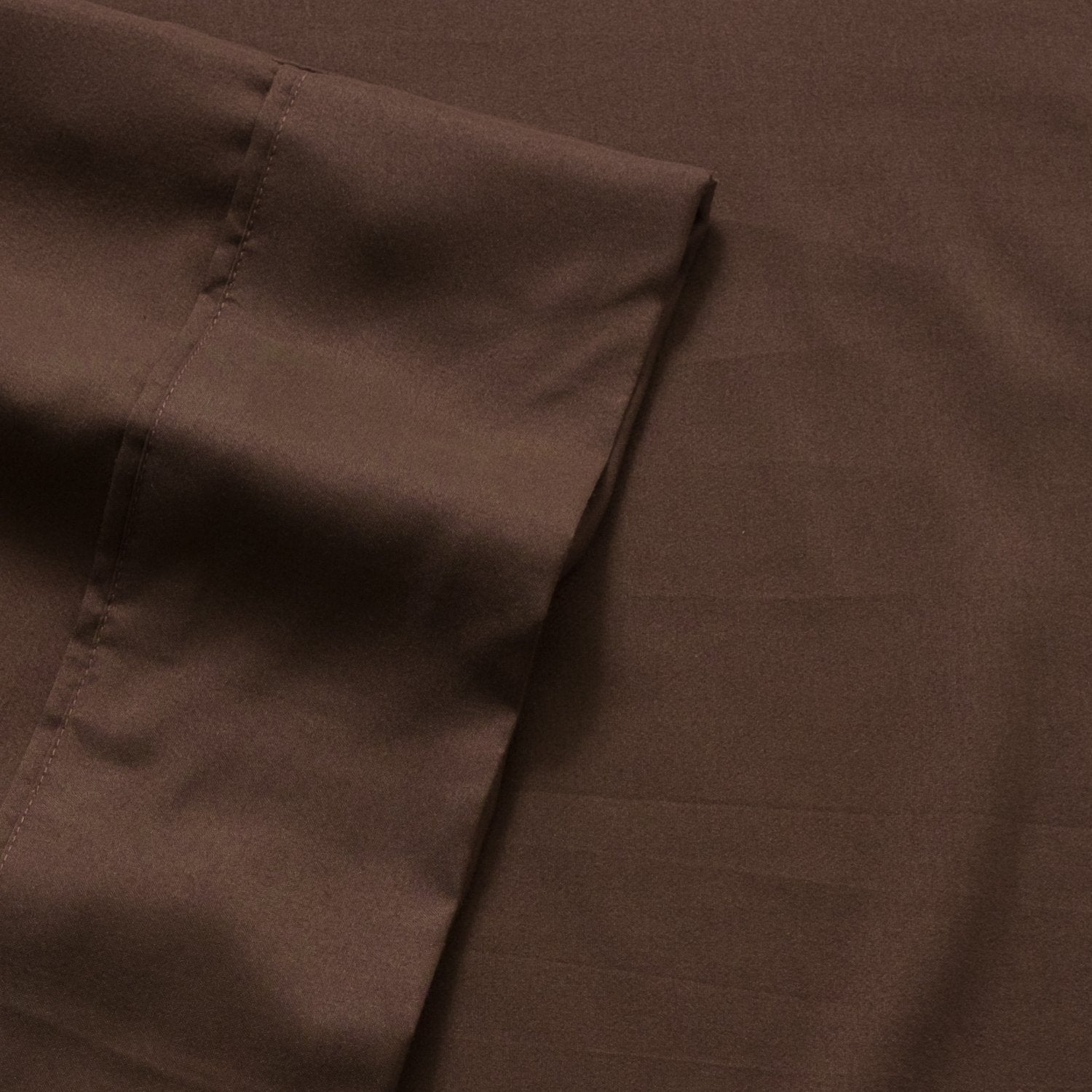 Deluxe 6-Piece Bed Sheet Set (Chocolate) - Fabric