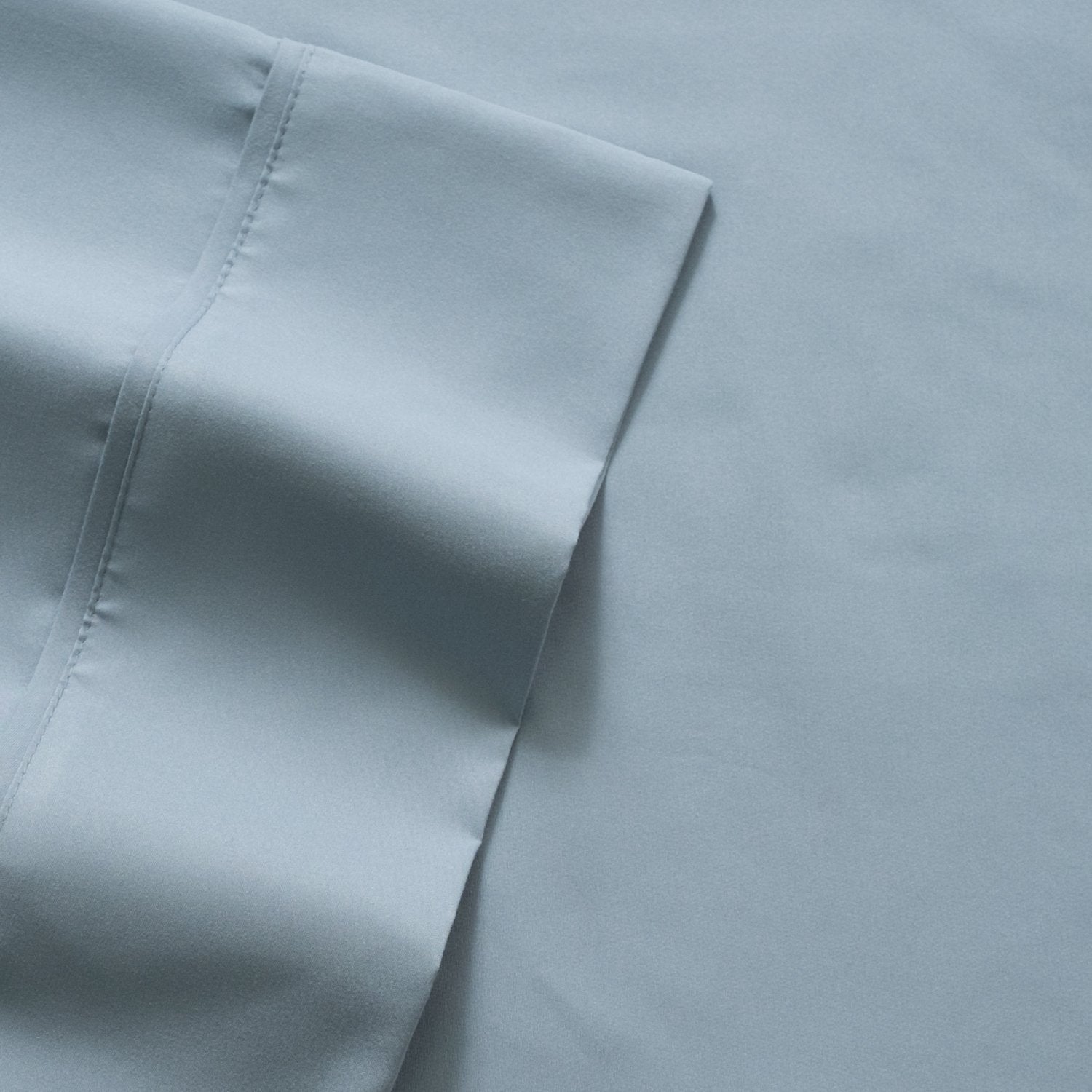 Deluxe 6-Piece Bed Sheet Set (Misty Blue) - Fabric