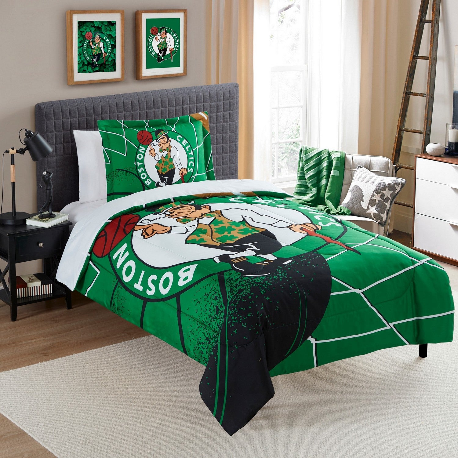 NBA Comforter Sham Set Boston Celtics Twin/Twin Xl