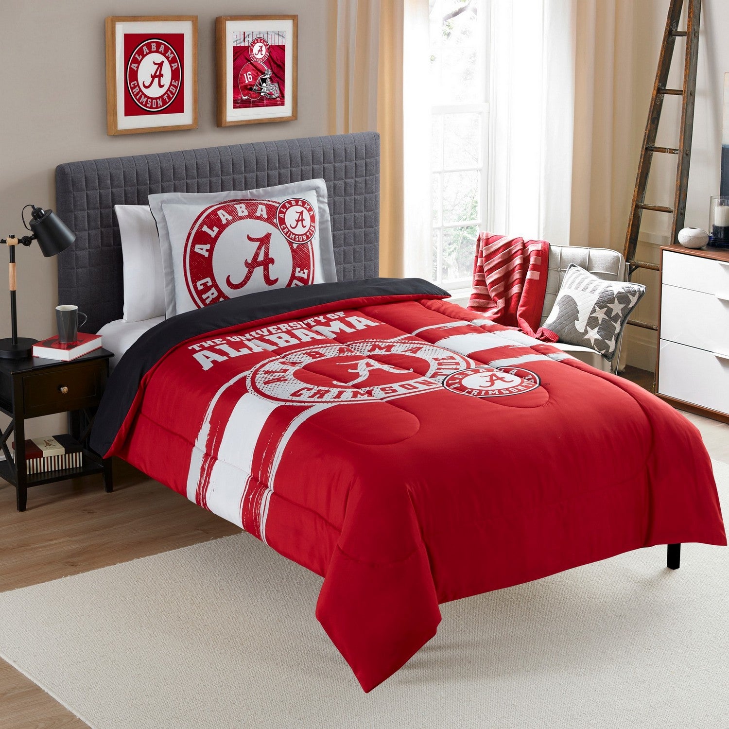 NCAA Comforter Sham Set Alabama Crimson Tide Twin/Twin Xl