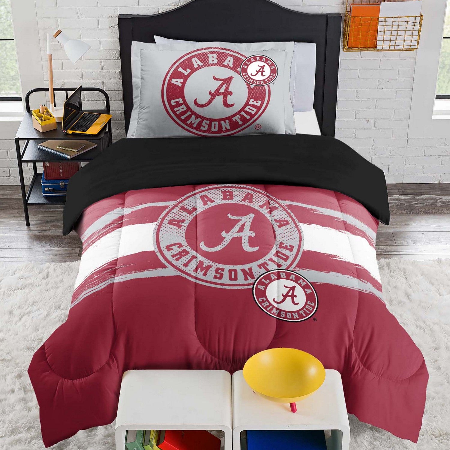 NCAA Comforter Sham Set Alabama Crimson Tide Front