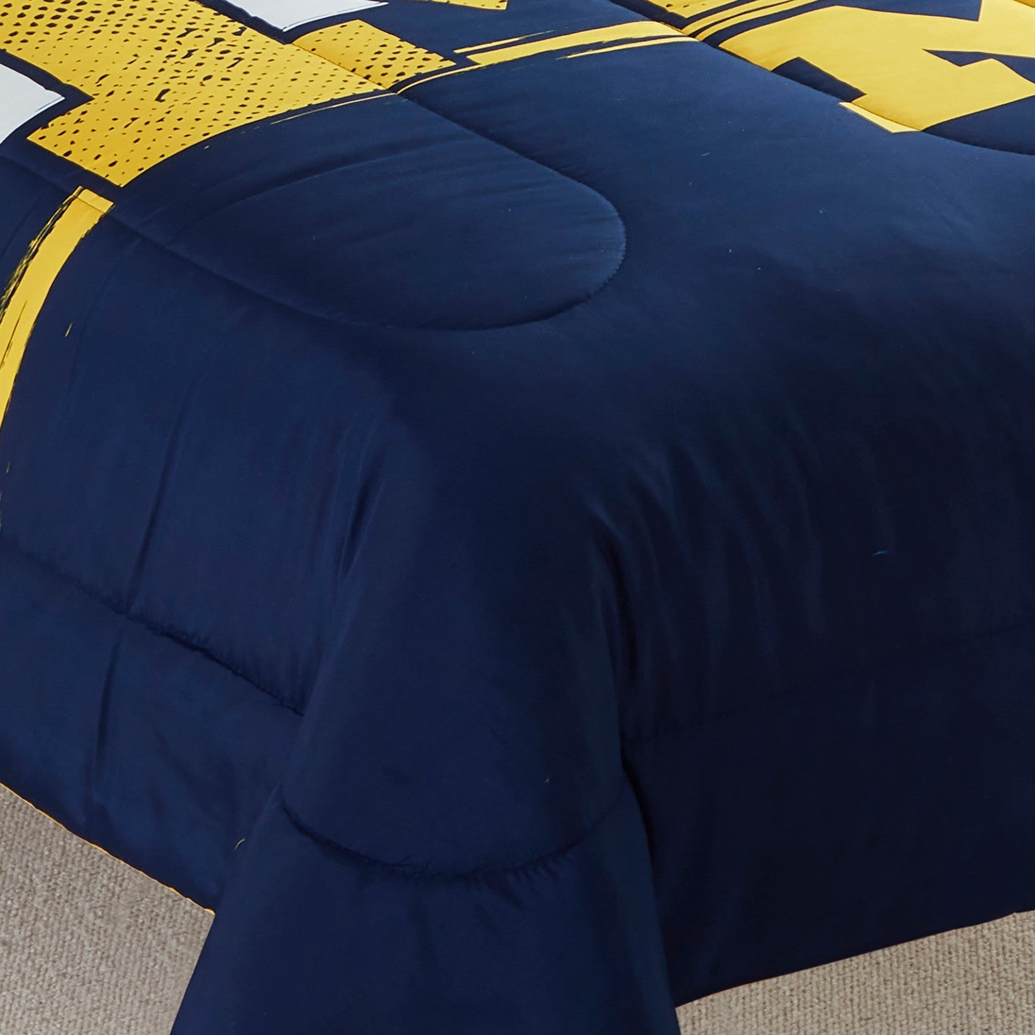 NCAA Comforter Sham Set Michigan Wolverines Zoom