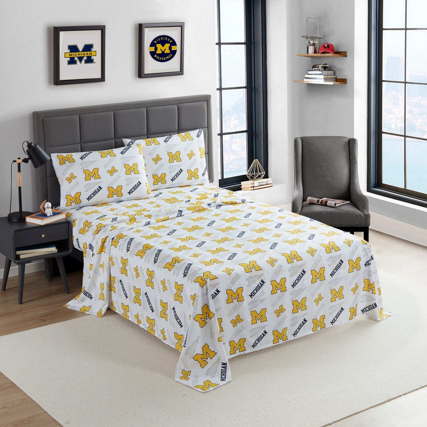 NCAA Sheet Set Michigan Wolverines Main