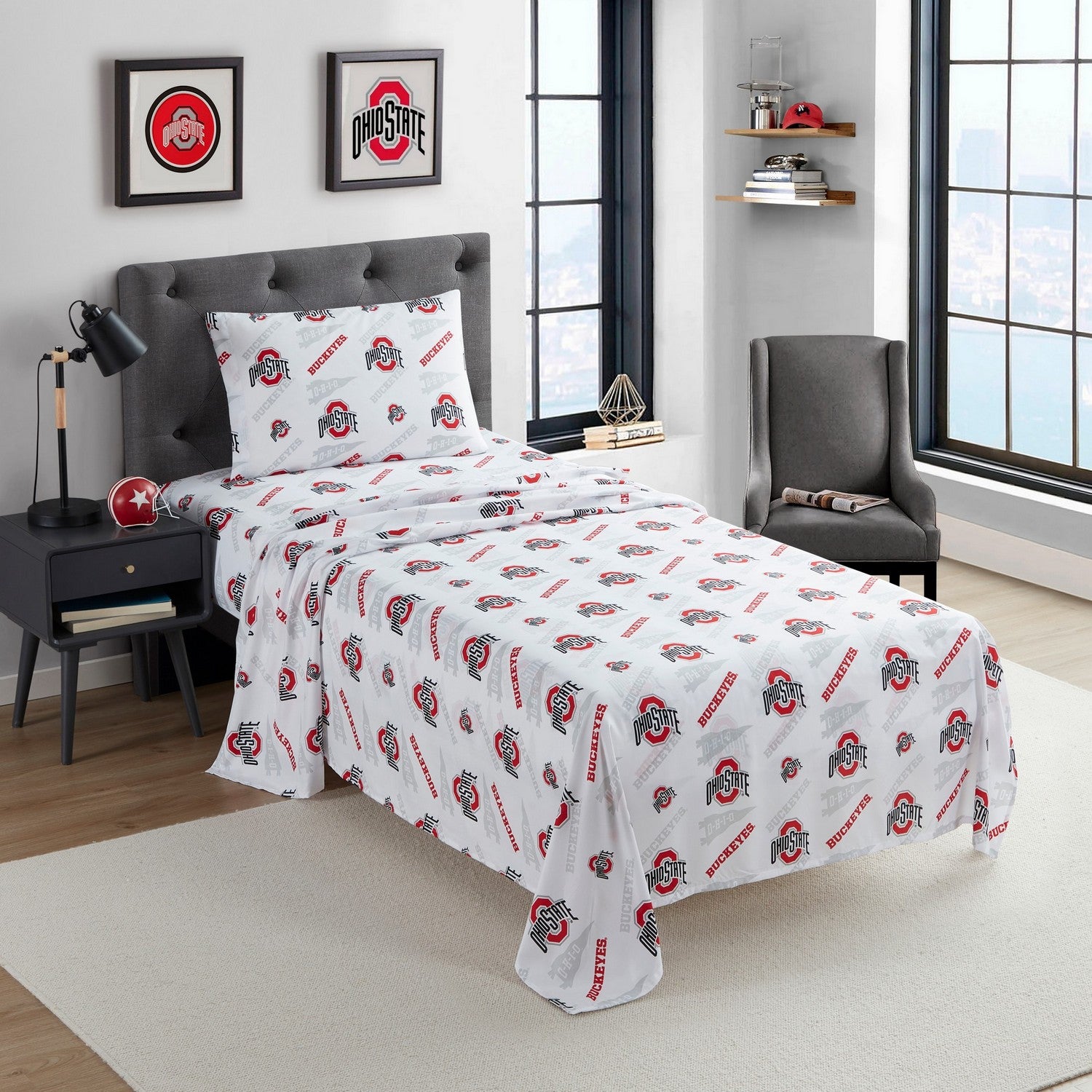 NCAA Sheet Set Ohio State Buckeyes Main