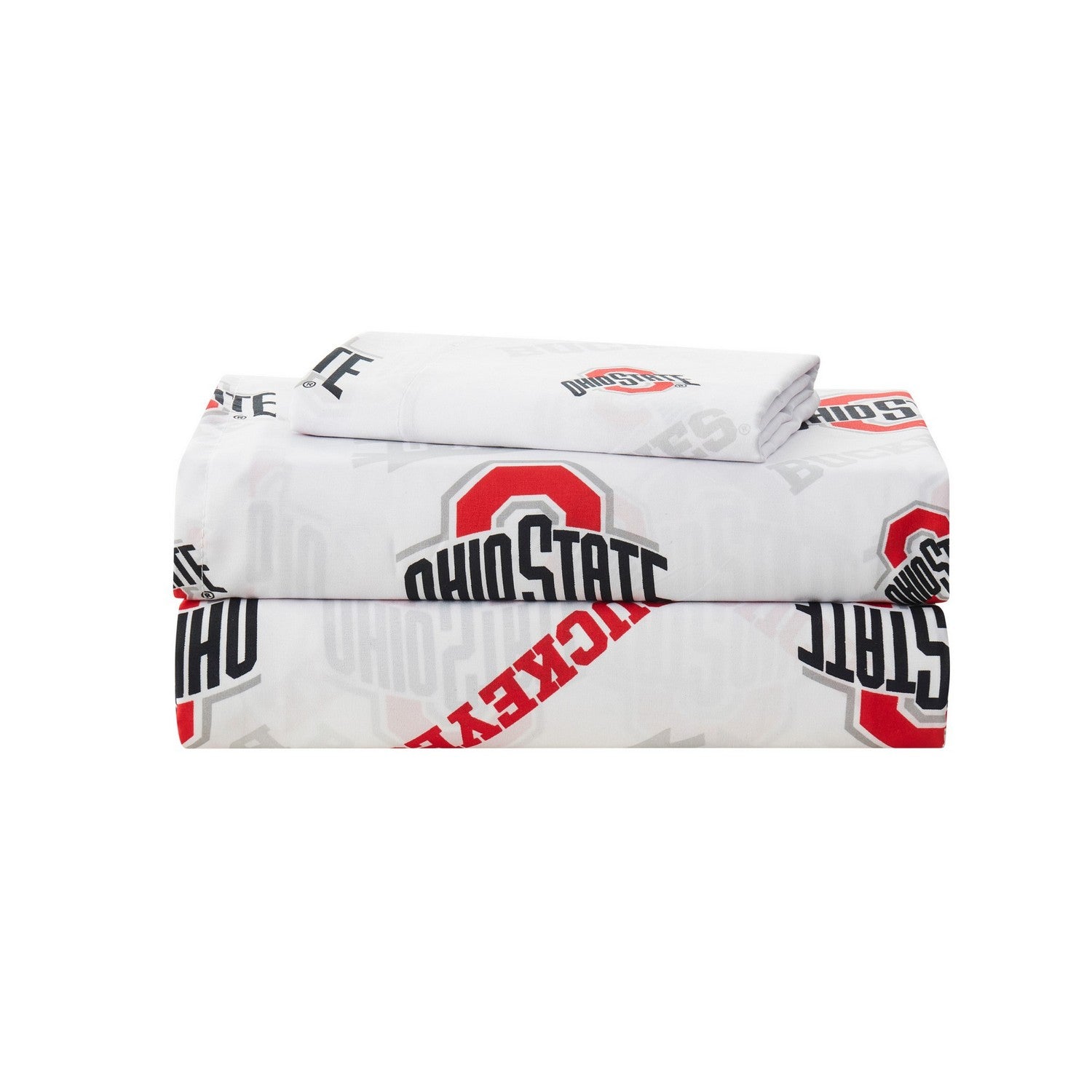 NCAA Sheet Set Ohio State Buckeyes Folded