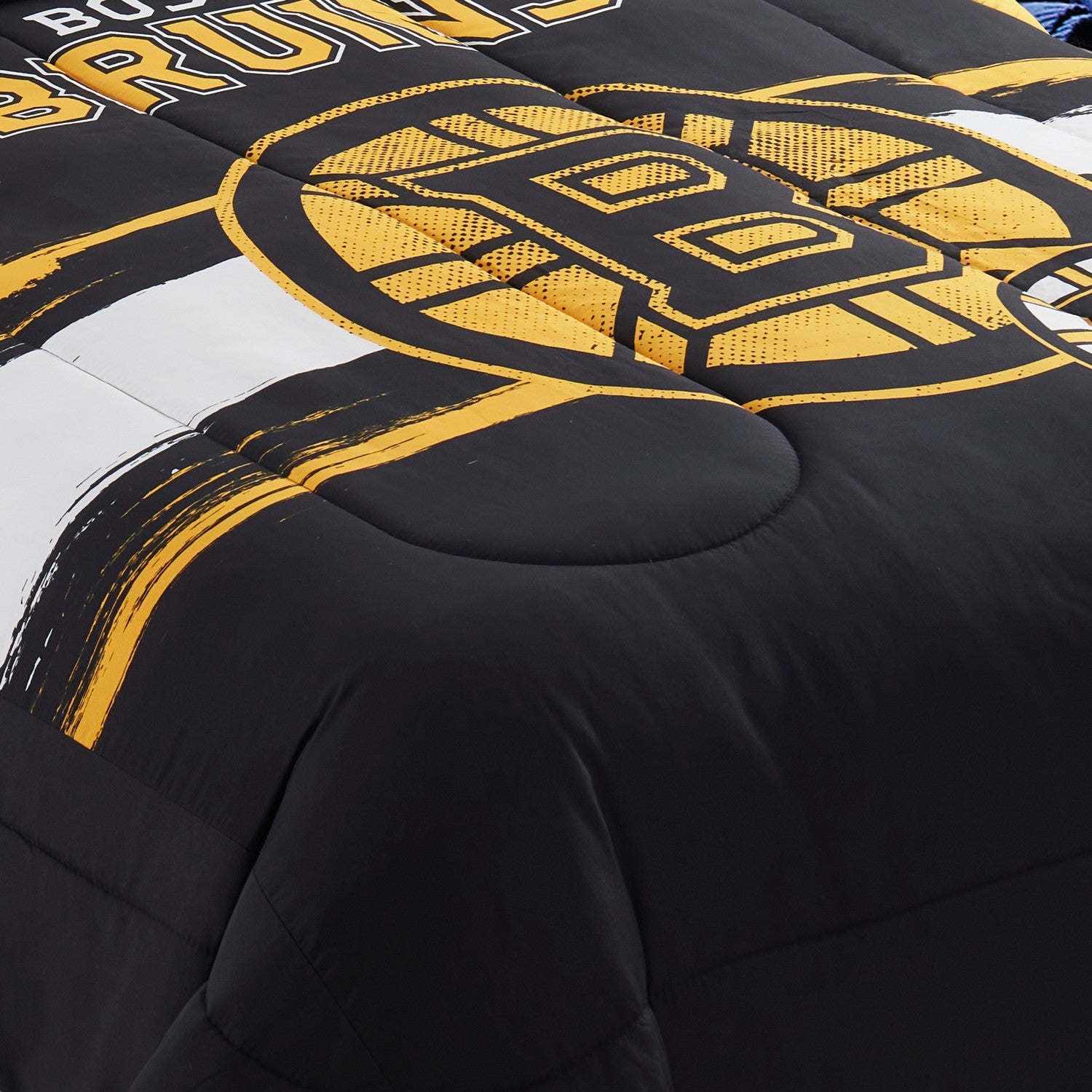 NHL Comforter Sham Set Boston Bruins Zoom
