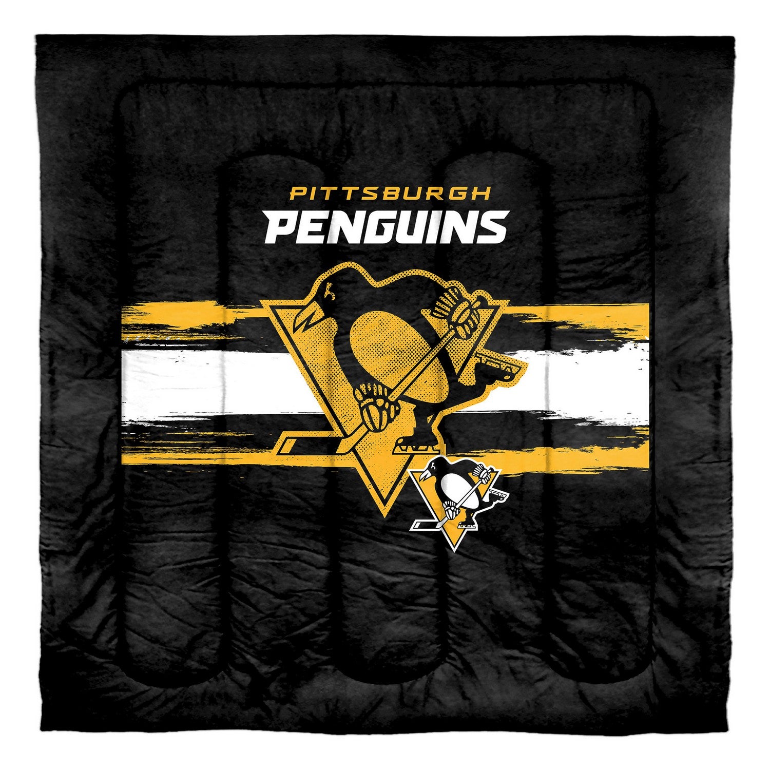 NHL Comforter Sham Set Pittsburgh Penguins Comforter Full/Queen