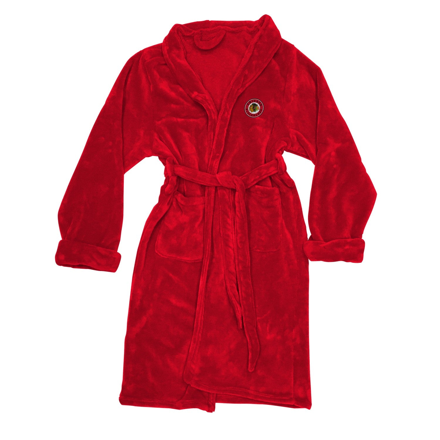 NHL Mens Bathrobe Chicago Blackhawks Flat